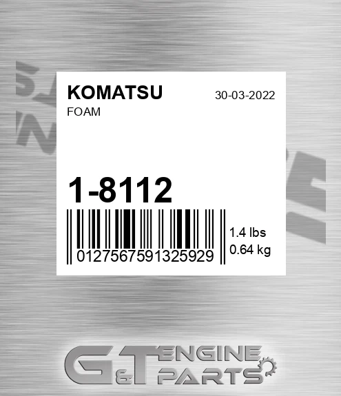 1-8112 Foam