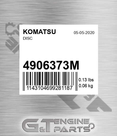 4906373M Disc for KOMATSU