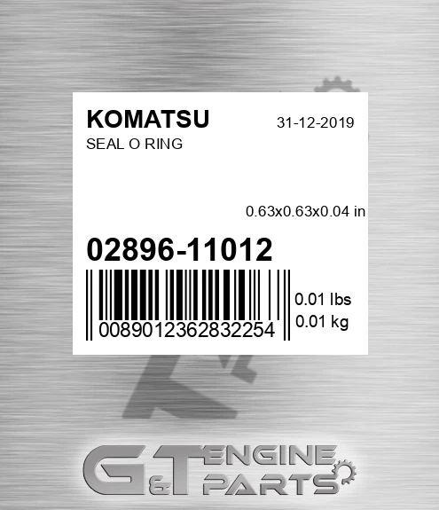 02896-11012 Seal O Ring