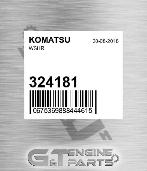 324181 Wshr for KOMATSU