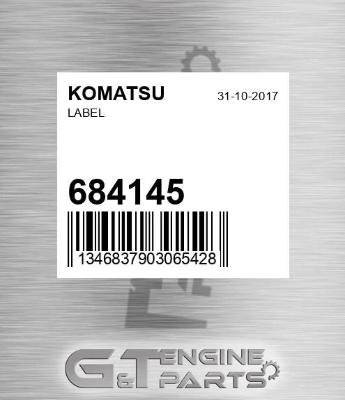 684145 Label