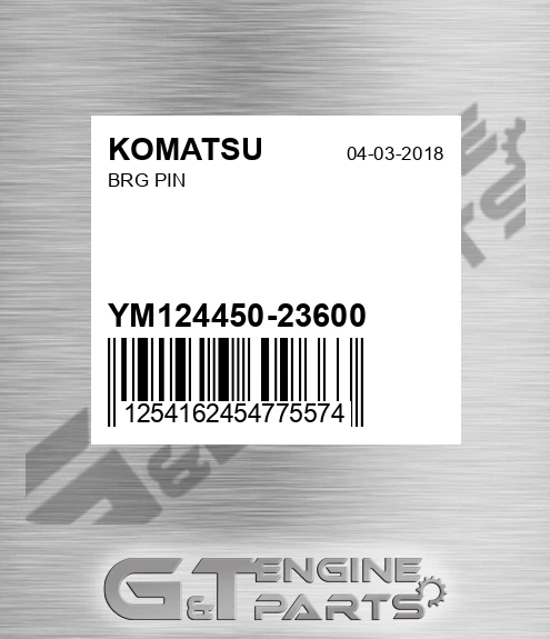 YM124450-23600 Brg Pin