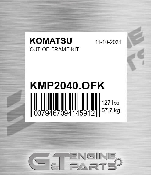 KMP2040.OFK Out-of-frame Kit for KOMATSU