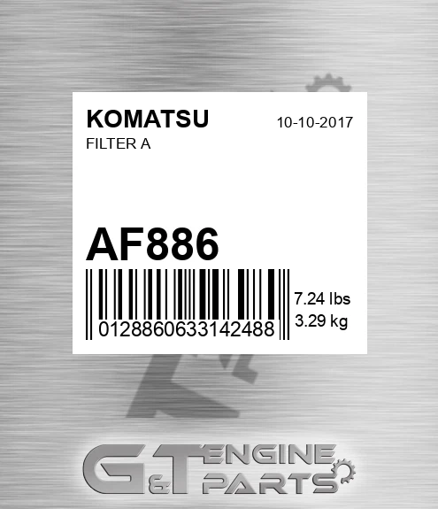AF886 Filter A