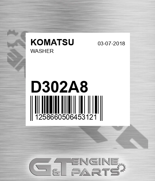 D302A8 Washer