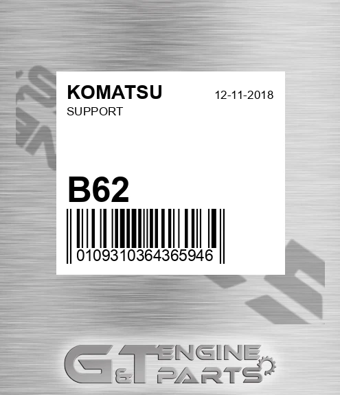 B62 KOMATSU Support