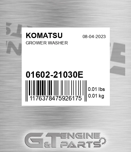 01602-21030E Grower Washer for KOMATSU