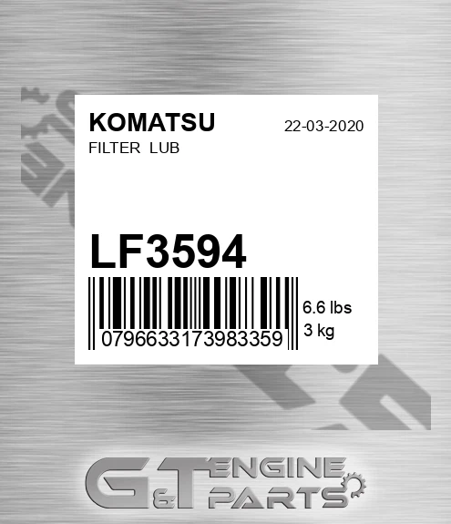 LF3594 Filter Lub