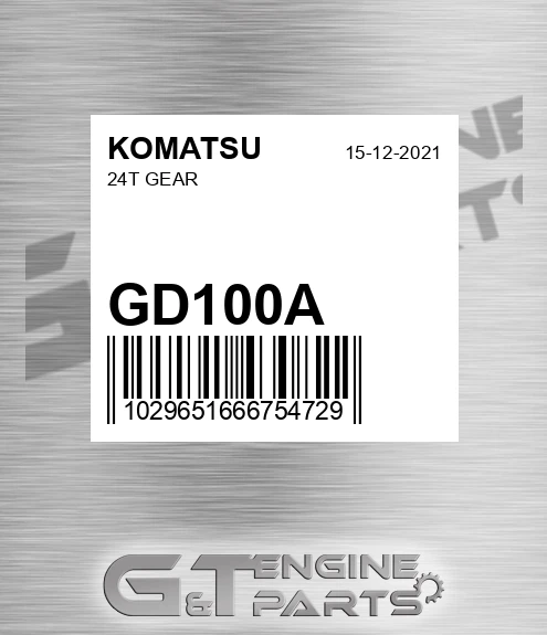 GD100A 24t Gear