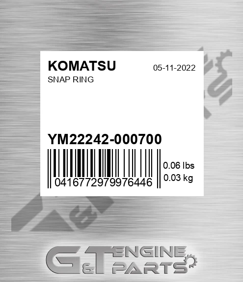 YM22242000700 Snap Ring