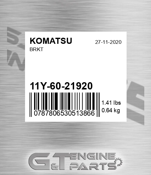 11Y-60-21920 Brkt for KOMATSU