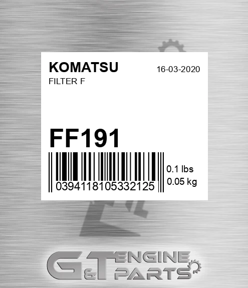 FF191 Filter F