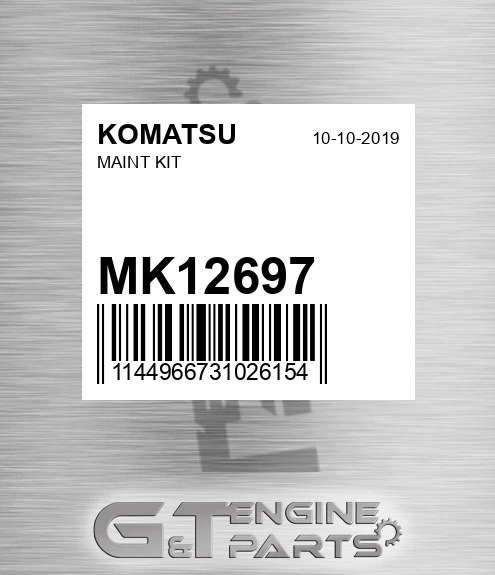 MK12697 Maint Kit
