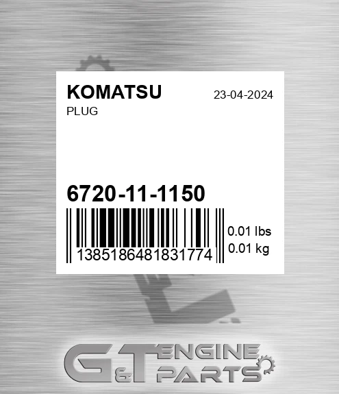 6720-11-1150 Plug