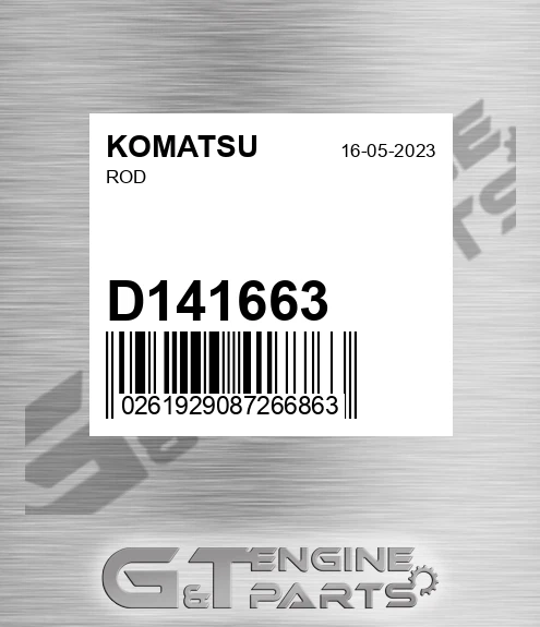 D141663 KOMATSU Rod