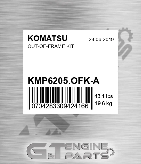 KMP6205.OFK-A Out-of-frame Kit for KOMATSU