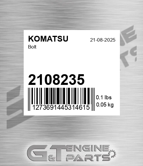 2108235 Bolt for KOMATSU