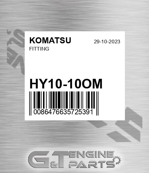 HY10-10OM Fitting