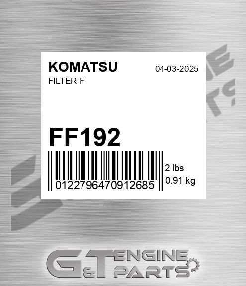 FF192 Filter F