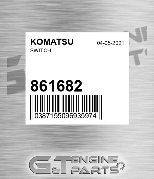 861682 Switch for KOMATSU