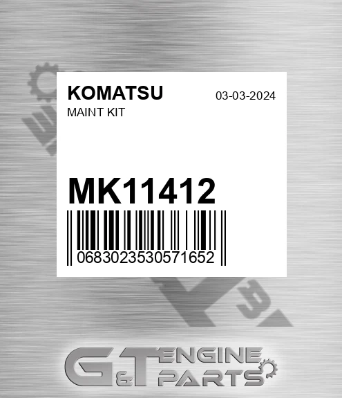 MK11412 Maint Kit