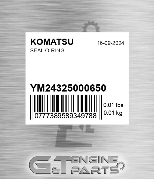 YM24325000650 Seal O-ring