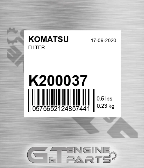 K200037 Filter