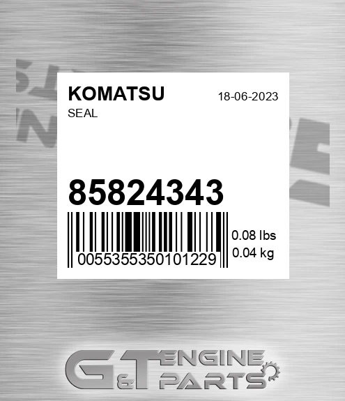 85824343 KOMATSU Seal