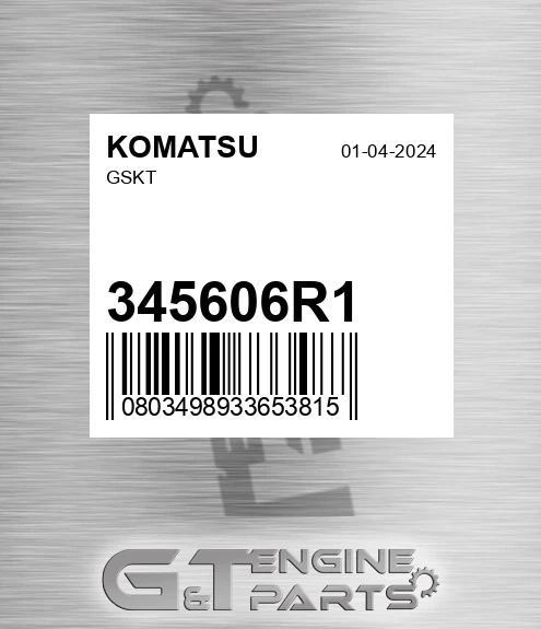 345606R1 Gskt for KOMATSU