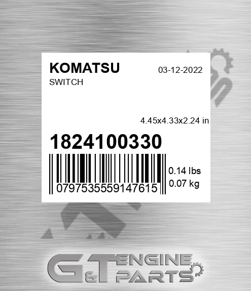 1-82410-033-0 Switch for KOMATSU