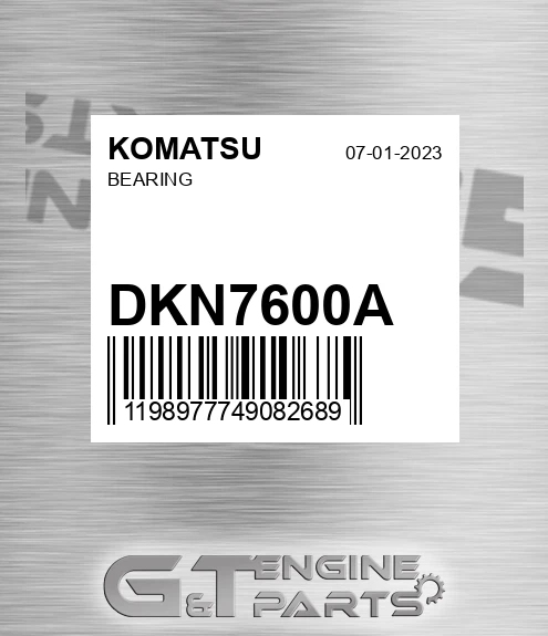 DKN7600A Bearing