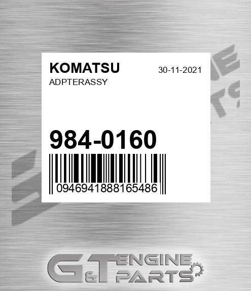 984-0160 Adpterassy for KOMATSU