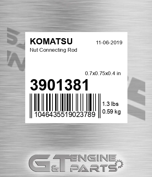 3901381 Nut Connecting Rod