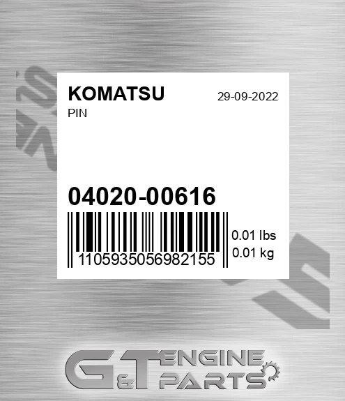 04020-00616 Pin