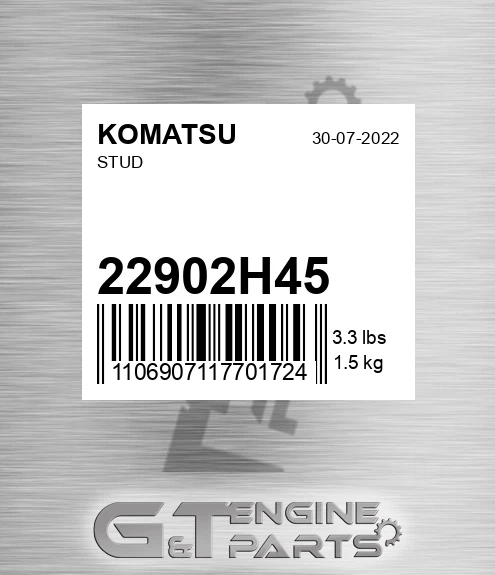 22902H45 Stud for KOMATSU
