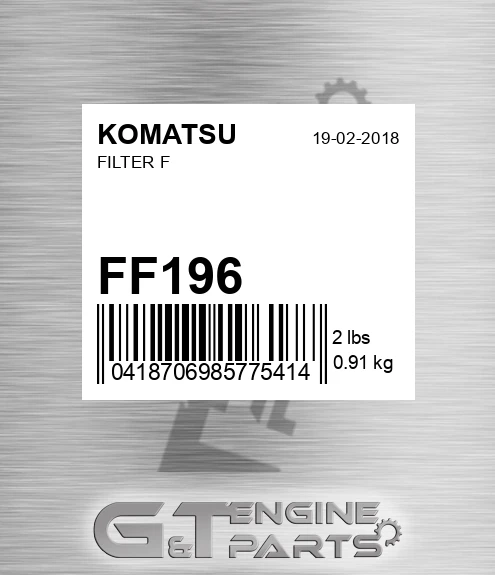 FF196 Filter F