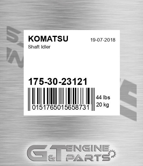 175-30-23121 Shaft Idler for KOMATSU
