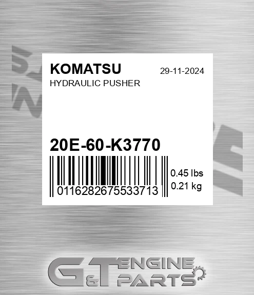 20E-60-K3770 Hydraulic Pusher