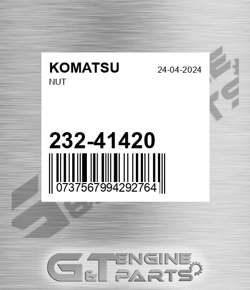 232-41420 Nut