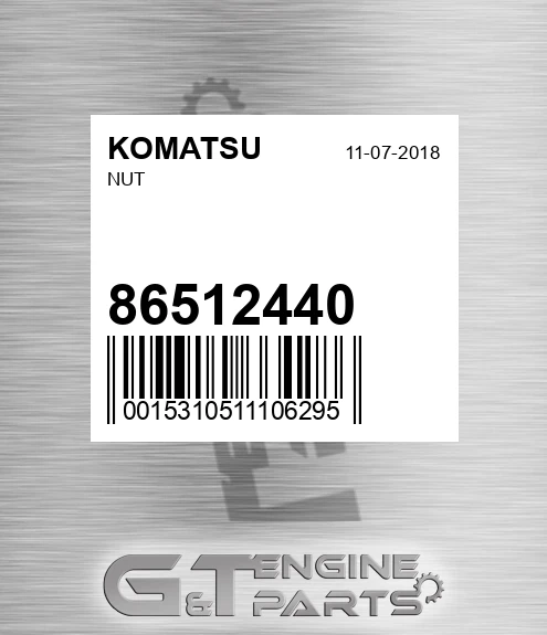 86512440 Nut