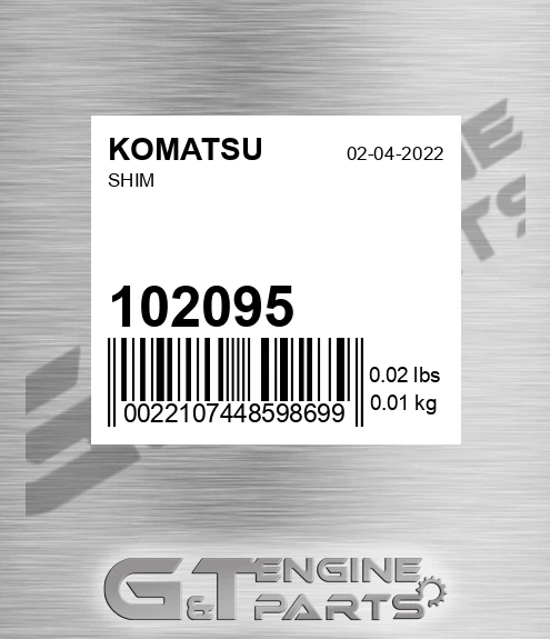 102095 Shim for KOMATSU