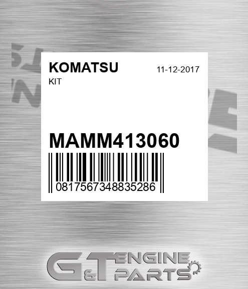 MAMM413060 Kit for KOMATSU