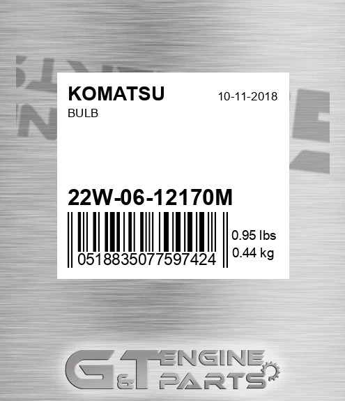 22W-06-12170M Bulb