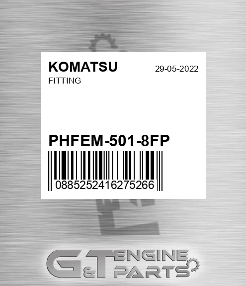 PHFEM-501-8FP Fitting for KOMATSU