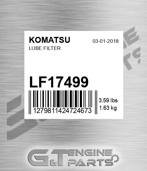 LF17499 Lube Filter