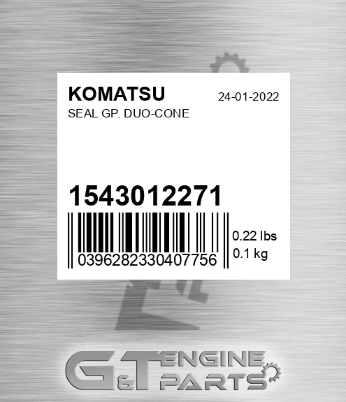 1543012271 Seal Gp. Duo-cone for KOMATSU