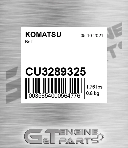 CU3289325 KOMATSU Belt