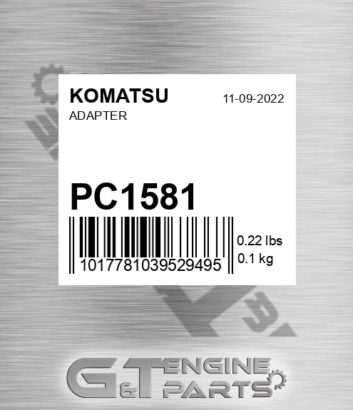 PC1581 KOMATSU Adapter