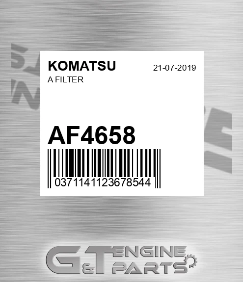 AF4658 KOMATSU A Filter