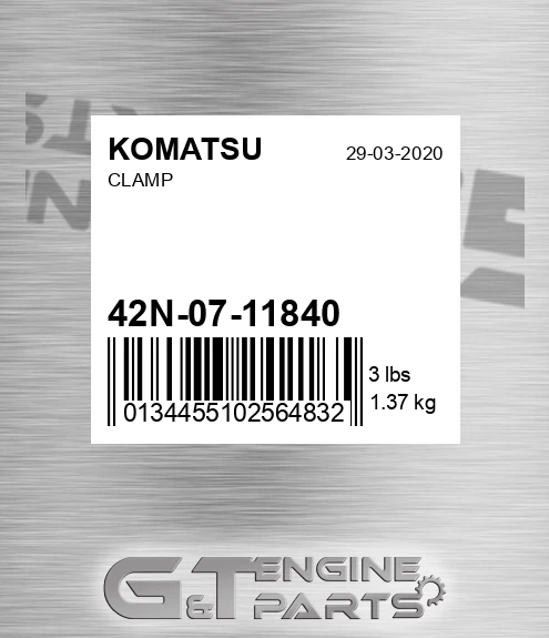42N-07-11840 Clamp